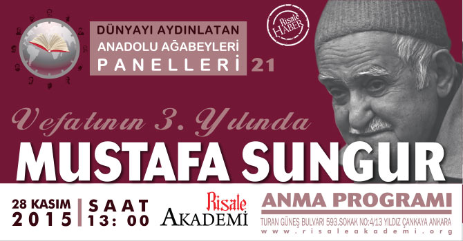 Mustafa Sungur Ağabey Anma Programı