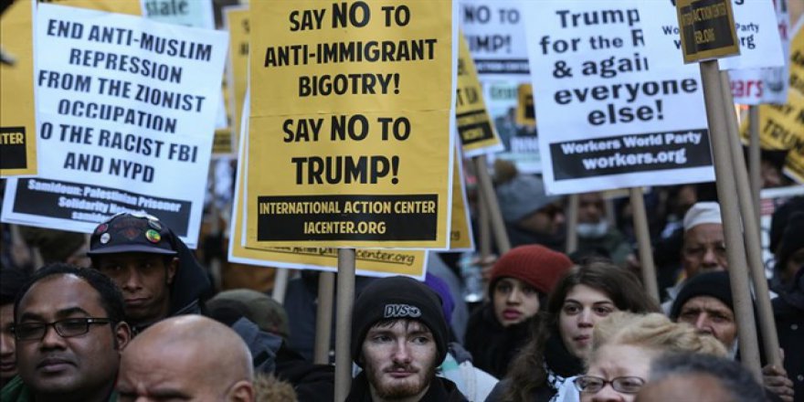 Trump'a New York’ta protesto