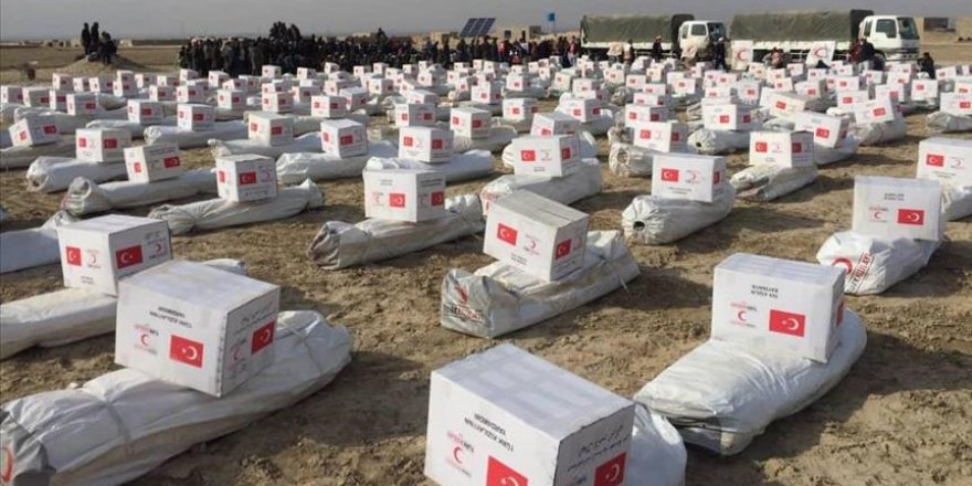 Türk Kızılayından Afganistan'daki savaş mağduru ailelere yardım