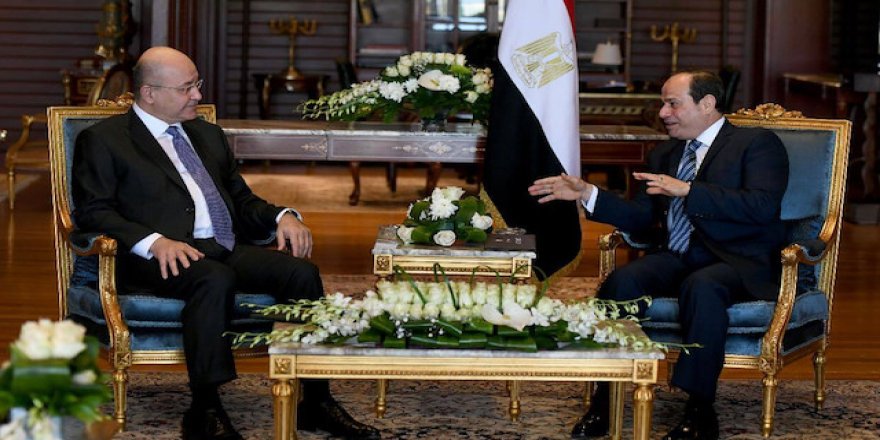 Irak-Mısır görüşmesinde Irak bayrağı yoktu