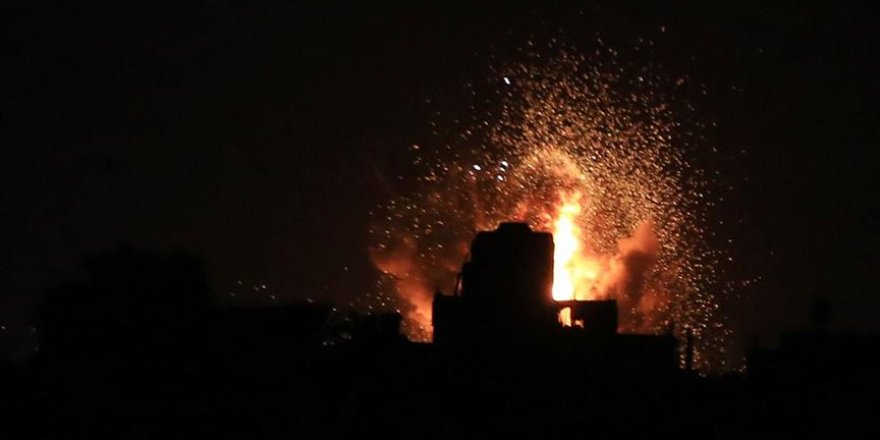 Gazze'ye hava saldırısı düzenlendi