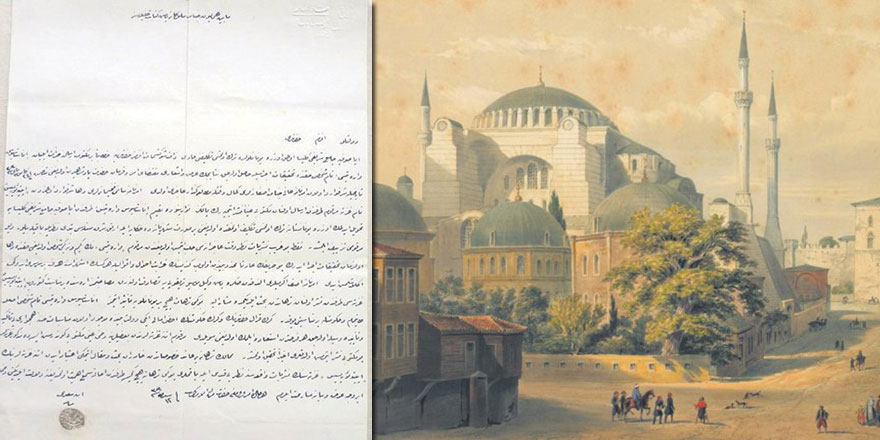 Osmanlı'nın Ayasofya Camii’ne saklanan yazılardan kurtulma metodu