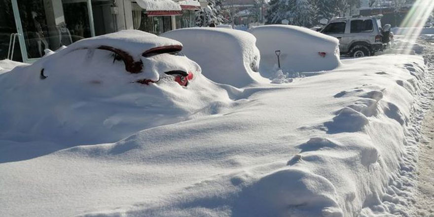 Bolu'da hafta sonu kar rekoru bekleniyor!