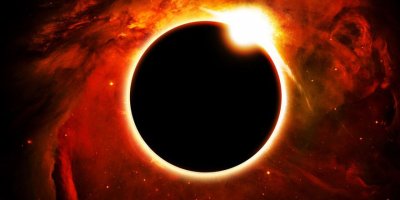 Kehribar Güneş Tutulması zamanı