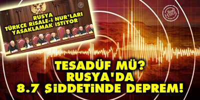 Tesadüf mü? Rusya'da 8.7 şiddetinde deprem!