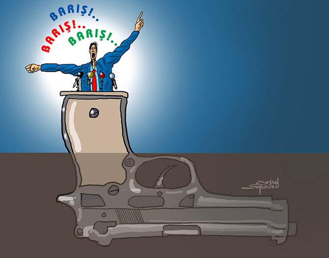 Osman Suroğlu Karikatür - Barış