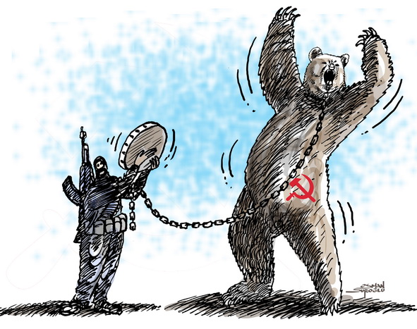 Osman Suroğlu karikatür - Rus