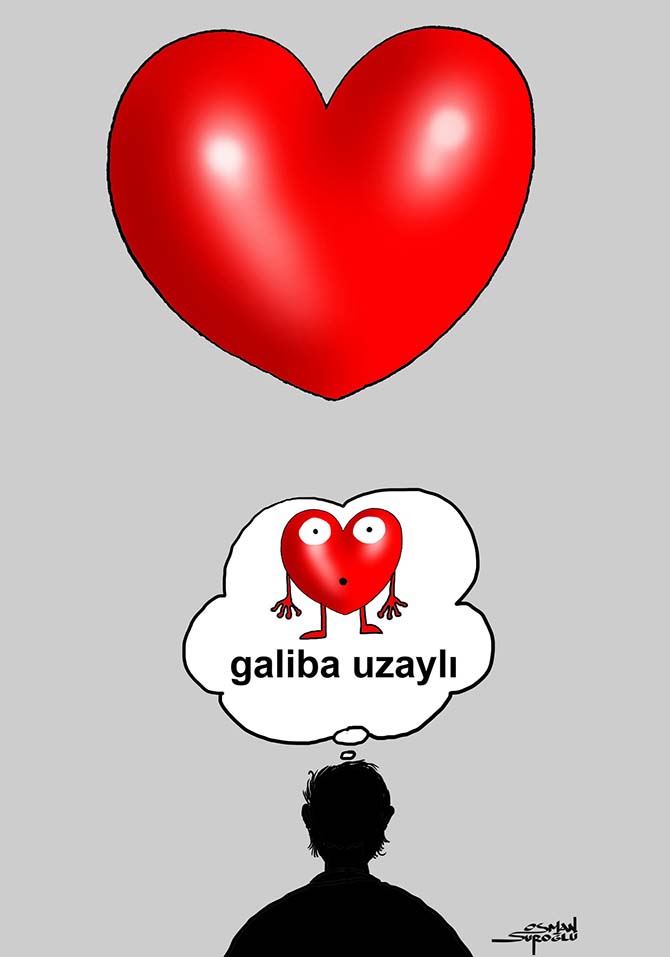 Osman Suroğlu karikatür - Sevgi