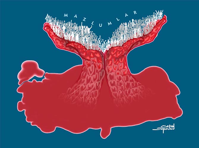Osman Suroğlu Karikatür - Mazlum